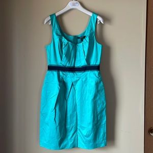 BCBG MAX AZRIA sz6 emerald green cocktail bridesmaid prom dress pockets!
